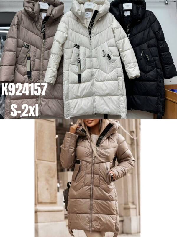 Zimowe Płaszcze Roz S-2XL, 1 Kolor Paczka 5 szt