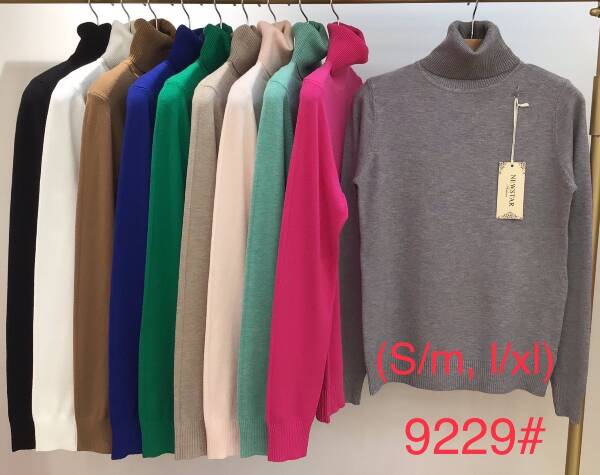 Swetry damska Roz S/M-L/XL Mix kolor Paczka 12 szt