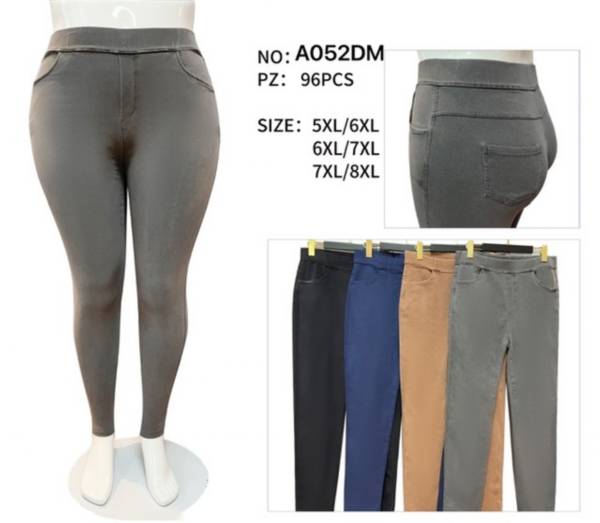 Leginsy damskie Roz 5XL-8XL, 1 Kolor Paczka 10 szt	