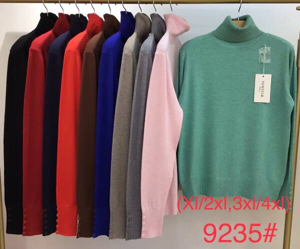 Swetry damska Roz XL-4XL Mix kolor Paczka 12 szt