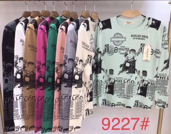 Swetry damska Roz S/M-L/XL Mix kolor Paczka 12 szt