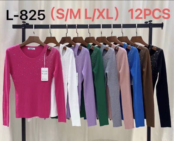 Swetry damska Roz S/M-L/XL Mix kolor Paczka 12 szt