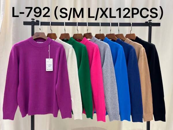 Swetry damska Roz S/M-L/XL Mix kolor Paczka 12 szt