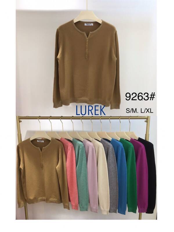 Swetry damska Roz S/M-L/XL Mix kolor Paczka 12 szt