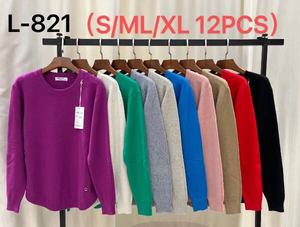 Swetry damska Roz S/M-L/XL Mix kolor Paczka 12 szt