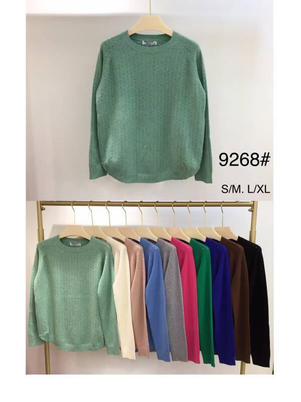 Swetry damska Roz S/M-L/XL Mix kolor Paczka 12 szt