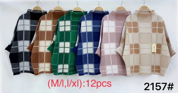 Swetry damska Roz M/L-L/XL Mix kolor Paczka 12 szt