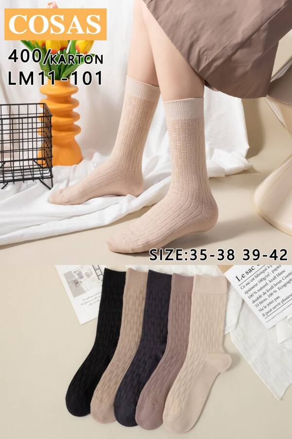 Skarpety damskie Roz 35-42, Mix kolor Paczka 40 szt