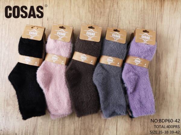 Skarpety damskie Roz 35-42, Mix kolor Paczka 40 szt