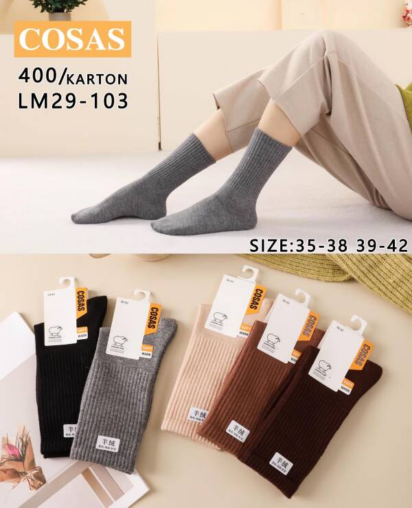 Skarpety damskie Roz 35-42, Mix kolor Paczka 40 szt
