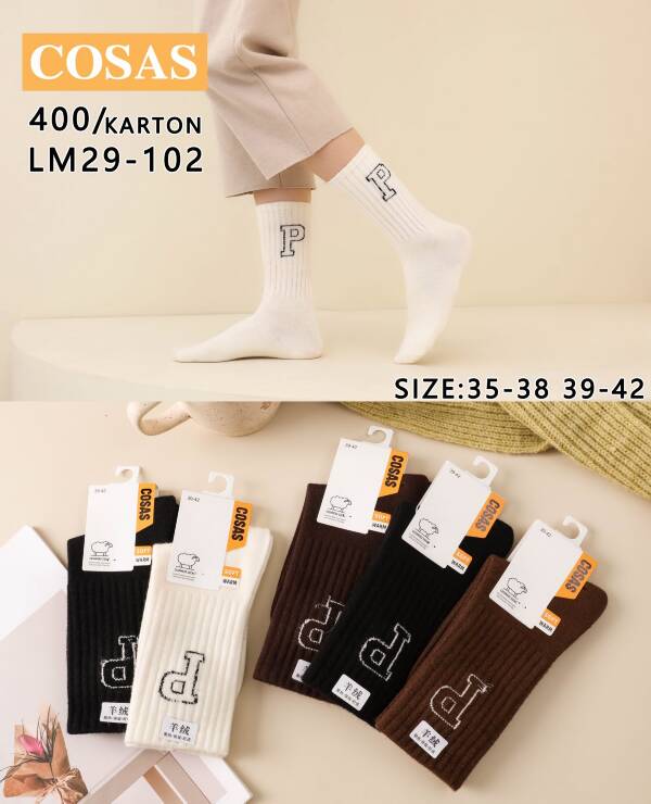 Skarpety damskie Roz 35-42, Mix kolor Paczka 40 szt