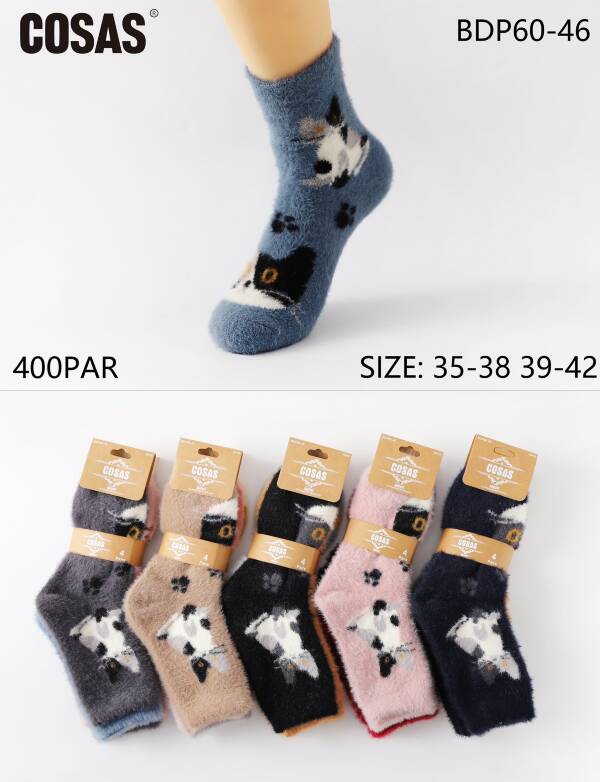 Skarpety damskie Roz 35-42, Mix kolor Paczka 40 szt