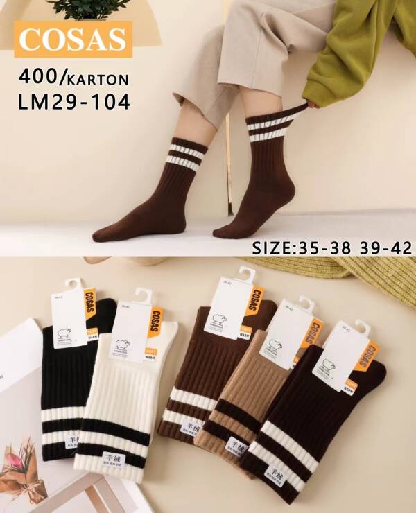 Skarpety damskie Roz 35-42, Mix kolor Paczka 40 szt