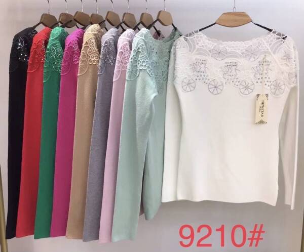 Swetry damska Roz S/M-L/XL Mix kolor Paczka 12 szt