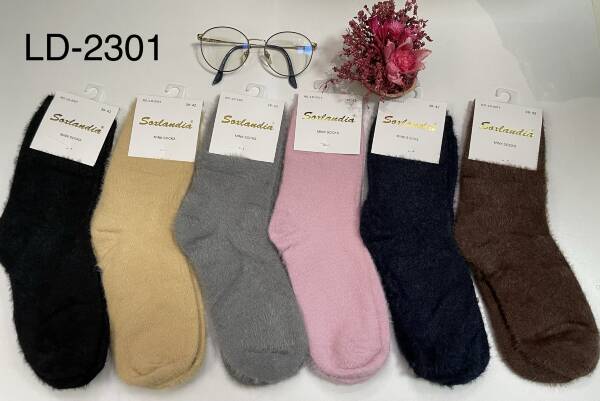 Skarpety damskie Roz 35-42, Mix kolor Paczka 30 szt