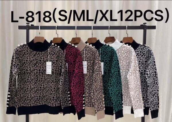 Swetry damska Roz S/M-L/XL Mix kolor Paczka 12 szt