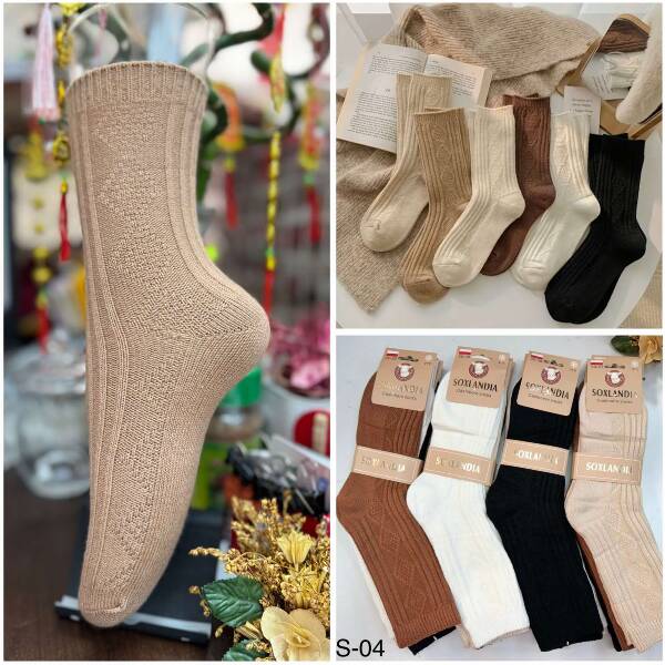 Skarpety damskie Roz 35-42, Mix kolor Paczka 40 szt