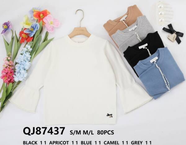 Swetry damskie (Francja produkt) Roz S/M-L/XL. Mix kolor, Paszka 8 szt