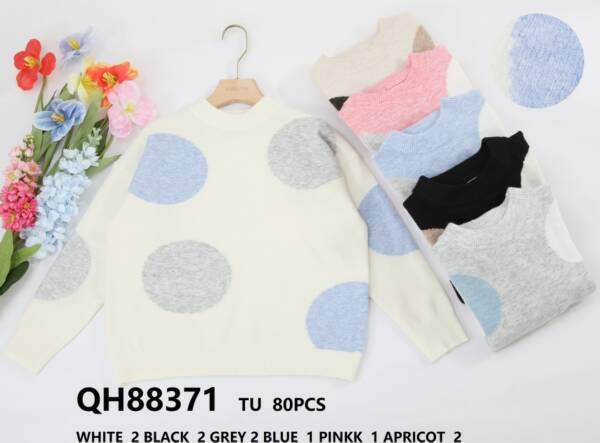 Swetry damskie (Francja produkt) Roz Standard. Mix kolor, Paszka 8 szt