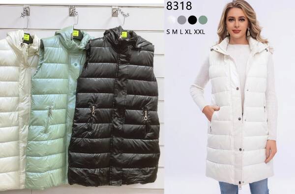 Kamizelka damska Roz S-3XL, 1 Kolor Paczka 5 szt