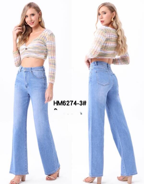 Spodnie damskie jeans Roz 34-42, 1 Kolor Paczka 10 szt