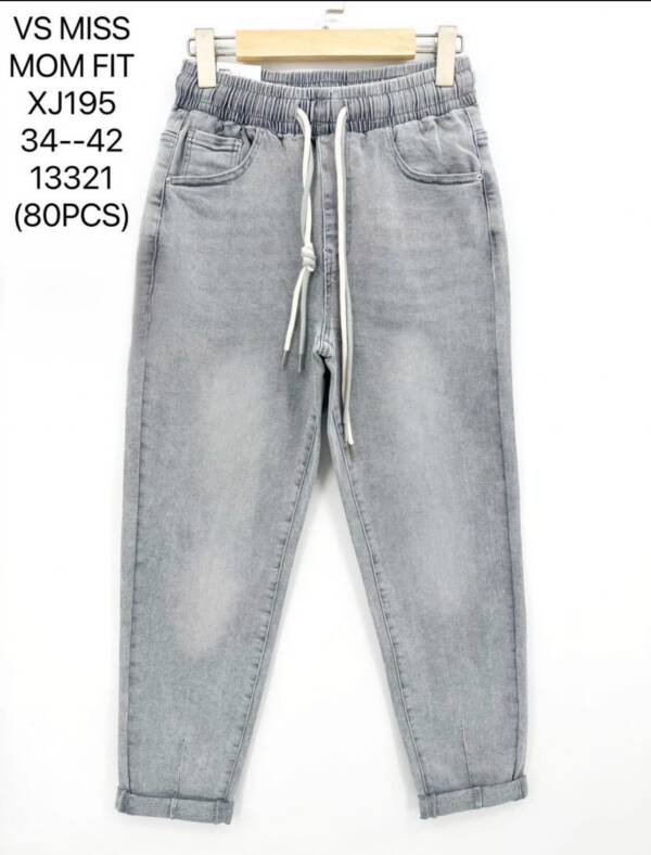 Spodnie damskie jeans Roz 34-42, 1 Kolor Paczka 10 szt