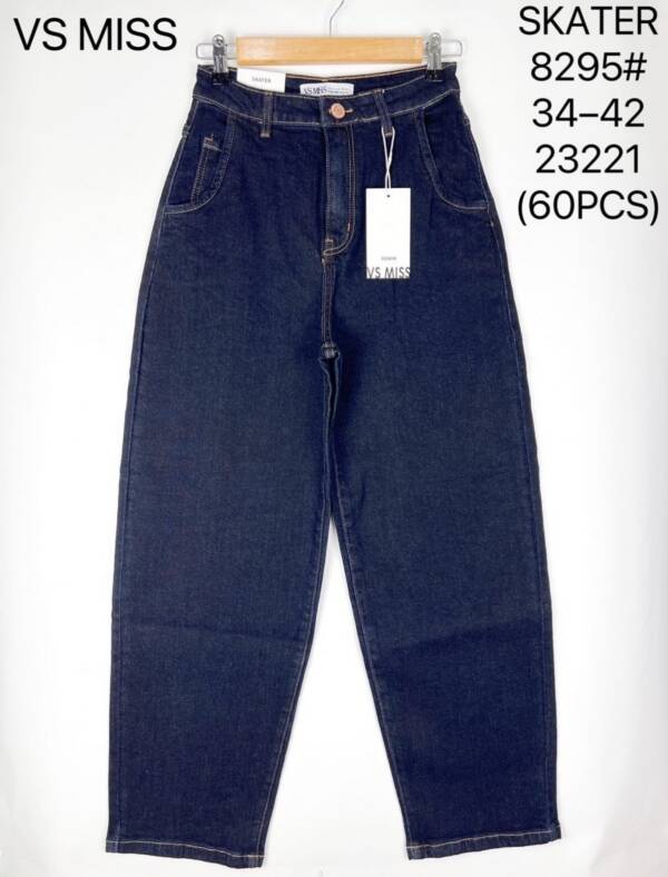 Spodnie damskie jeans Roz 34-42, 1 Kolor Paczka 10 szt