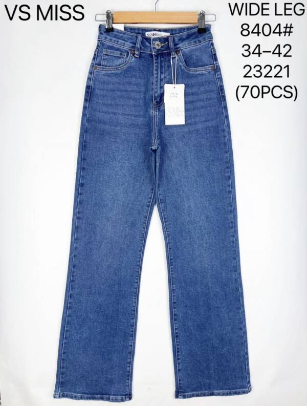 Spodnie damskie jeans Roz 34-42, 1 Kolor Paczka 10 szt