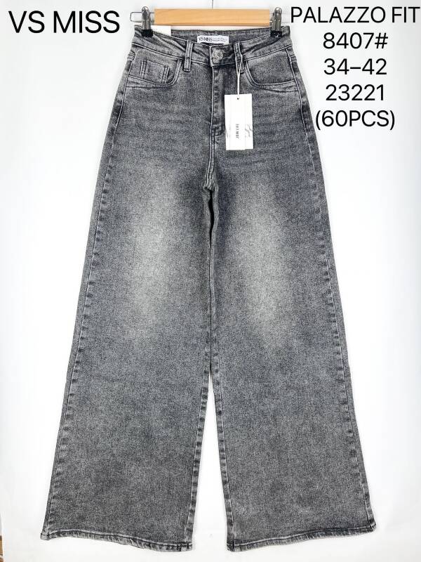 Spodnie damskie jeans Roz 34-42, 1 Kolor Paczka 12 szt