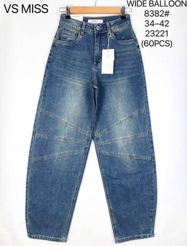 Spodnie damskie jeans Roz 34-42, 1 Kolor Paczka 10 szt