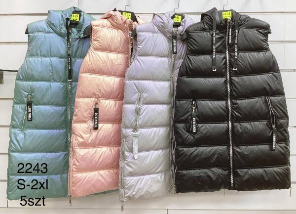 Kamizelka damska Roz S-2XL, 1 Kolor Paczka 5 szt