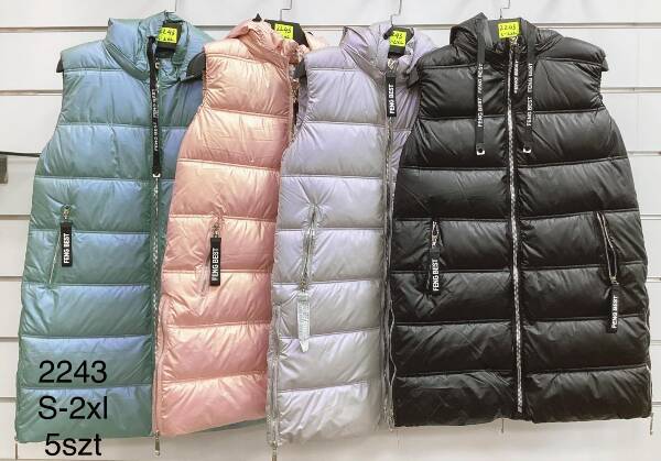 Kamizelka damska Roz S-2XL, 1 Kolor Paczka 5 szt