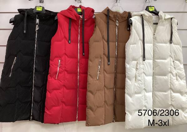 Kamizelka damska Roz M-3XL, 1 Kolor Paczka 5 szt