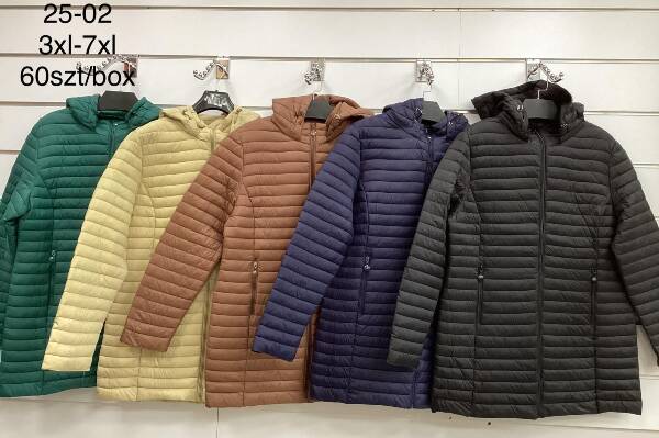 Kurtka męska zimowa Roz 3XL-7XL, 1 Kolor Paczka 5 szt