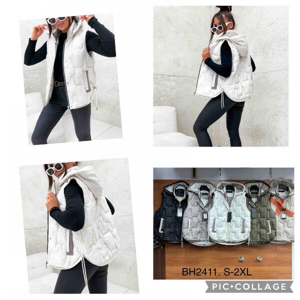 Kamizelka damska Roz S-2XL, 1 Kolor Paczka 5 szt