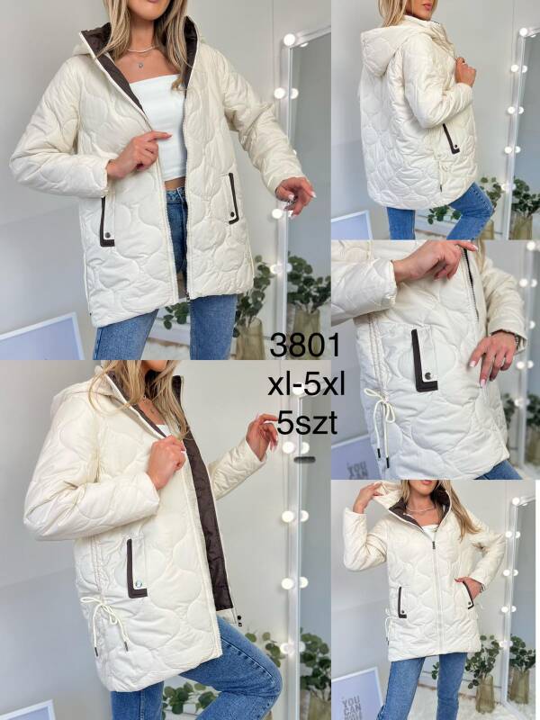 Kurtka męska zimowa Roz XL-5XL, 1 Kolor Paczka 5 szt