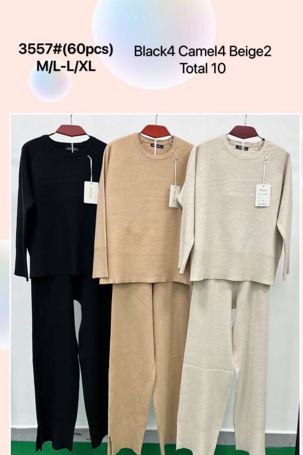 Komplet damska Roz M/L-L/XL Mix kolor Paczka 10 szt