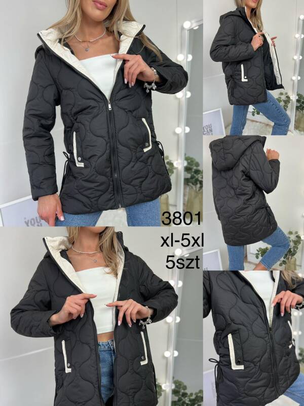 Kurtka męska zimowa Roz XL-5XL, 1 Kolor Paczka 5 szt