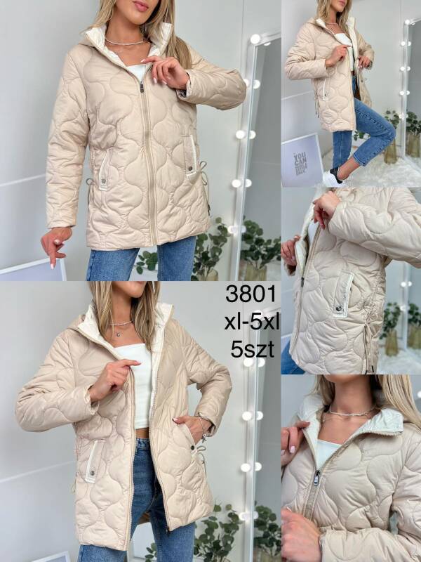 Kurtka męska zimowa Roz XL-5XL, 1 Kolor Paczka 5 szt