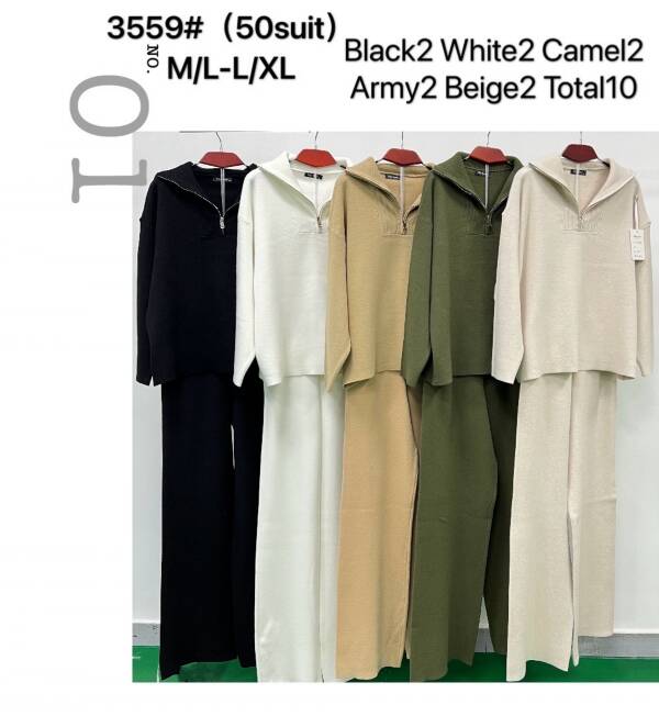 Komplet damska Roz M/L-L/XL Mix kolor Paczka 10 szt