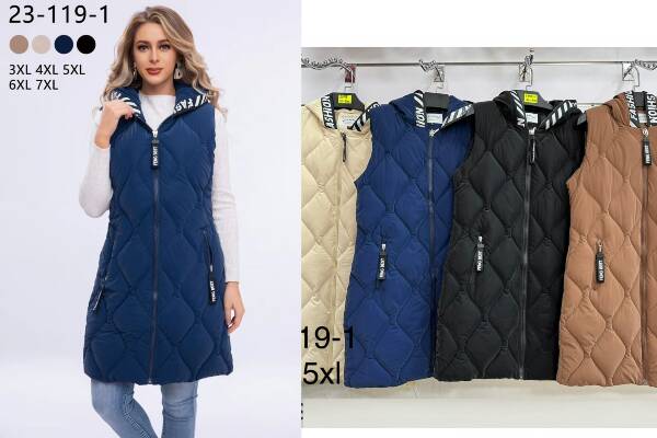 Kamizelka damska Roz S-2XL, 1 Kolor Paczka 5 szt