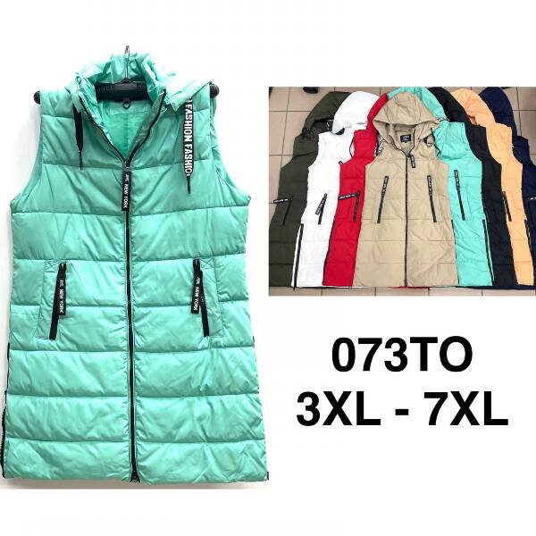 Kamizelka damska duże  Roz 3XL-7XL, 1 Kolor Paczka 5 szt
