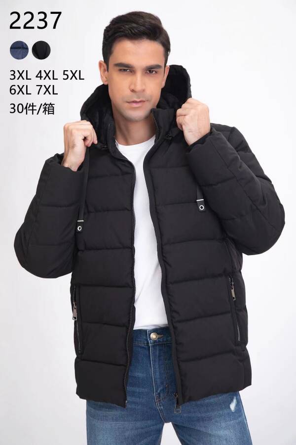 Kurtka męska zimowa Roz 3XL-5XL ,1 kolor Paczka 10 szt 