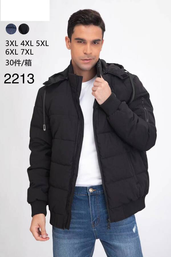 Kurtka męska zimowa Roz 3XL-5XL ,1 kolor Paczka 10 szt 