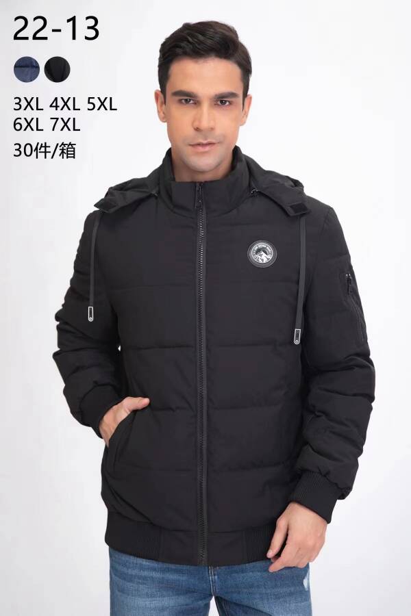 Kurtka męska zimowa Roz 3XL-5XL ,1 kolor Paczka 10 szt 