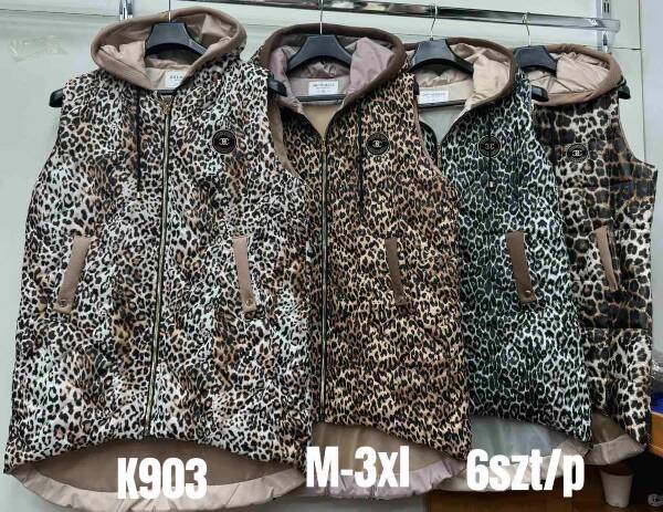 Kamizelka damska Roz M-3XL, 1 Kolor Paczka 6 szt