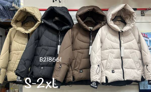 Kurtki damskie zimowe Roz S-2XL, 1 Kolor Paczka 5 szt