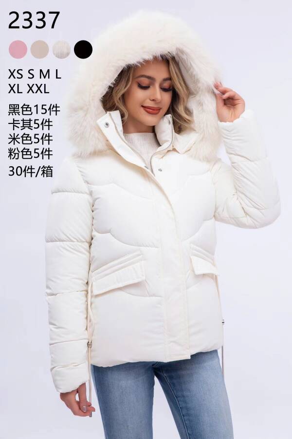 Kurtki damskie zimowe Roz S-2XL, 1 Kolor Paczka 5 szt