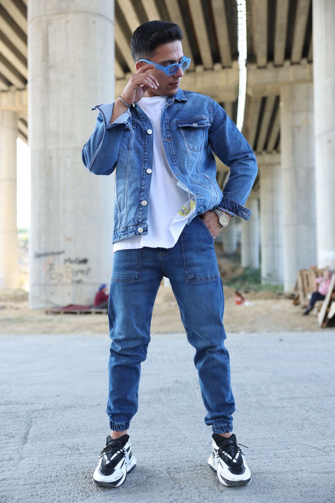 Kurtka meska jeans Roz M-3XL Paczka 5szt