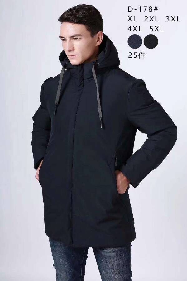 Kurtka męska cienka  Roz XL-5XL ,1 kolor Paczka 5 szt 